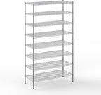 21" Deep x 48" Wide x 86" Height Wire Shelving Kit | 8-Tier | NSF Commercial Storage Rack Unit
