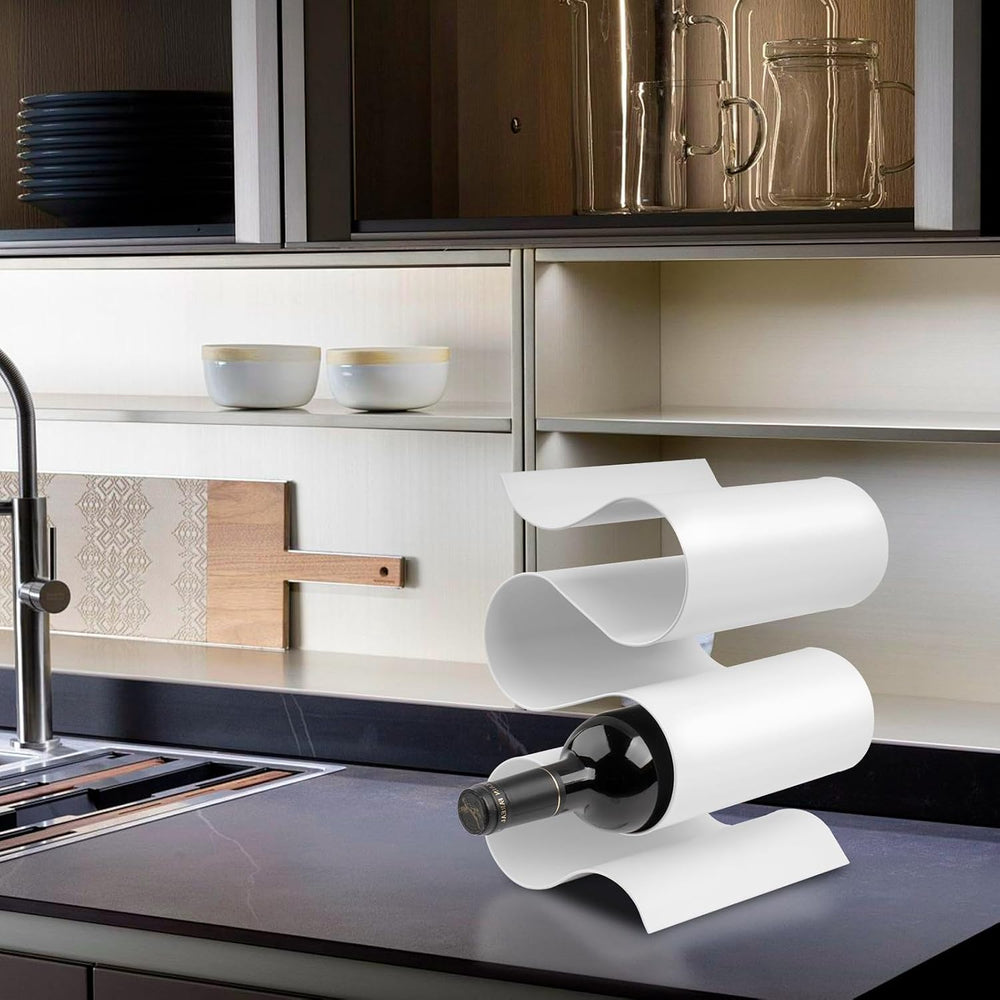 Wine Rack Countertop, Creativity Modern Small Wine Holder | Metal Wine Displa...