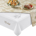 Heavy Duty Table Protector Pad with Flannel Backing for Dining Room | Waterproof Vinyl Tablecloth Easy to Clean & Trim, Scratch & Heat Resistant Table Cover, Reusable Pad 72" x 54" Rectangular