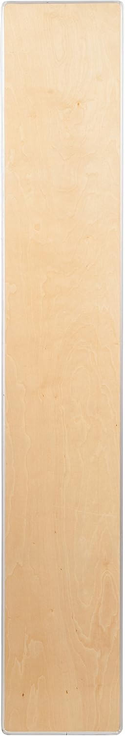 EMMA + OLIVER 72" x 12" x 12" Birchwood Bar Top Riser with Sil...