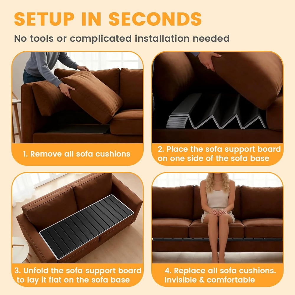 LISRRZHEN] 23''x67'' Couch Cushion Support Board, Sofa Cushio...