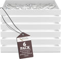 RJ Displays 6 Pack Stackable Jewelry Tray Set, Stackable Plastic Jewelry Organizer Tray, Jewelry Drawer Organizers, Drawers Inserts, Earring Organizer for Women Perfect Trays (White) 14.75x 8.25x1