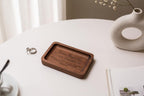 Custom 10th Year Custom Engraved Rec Tray - Custom Engraved Walnut Wooden Tray with Couple’s Names for Tenth Wedding Anniversary, Romantic Keepsake Gift for Him or Her