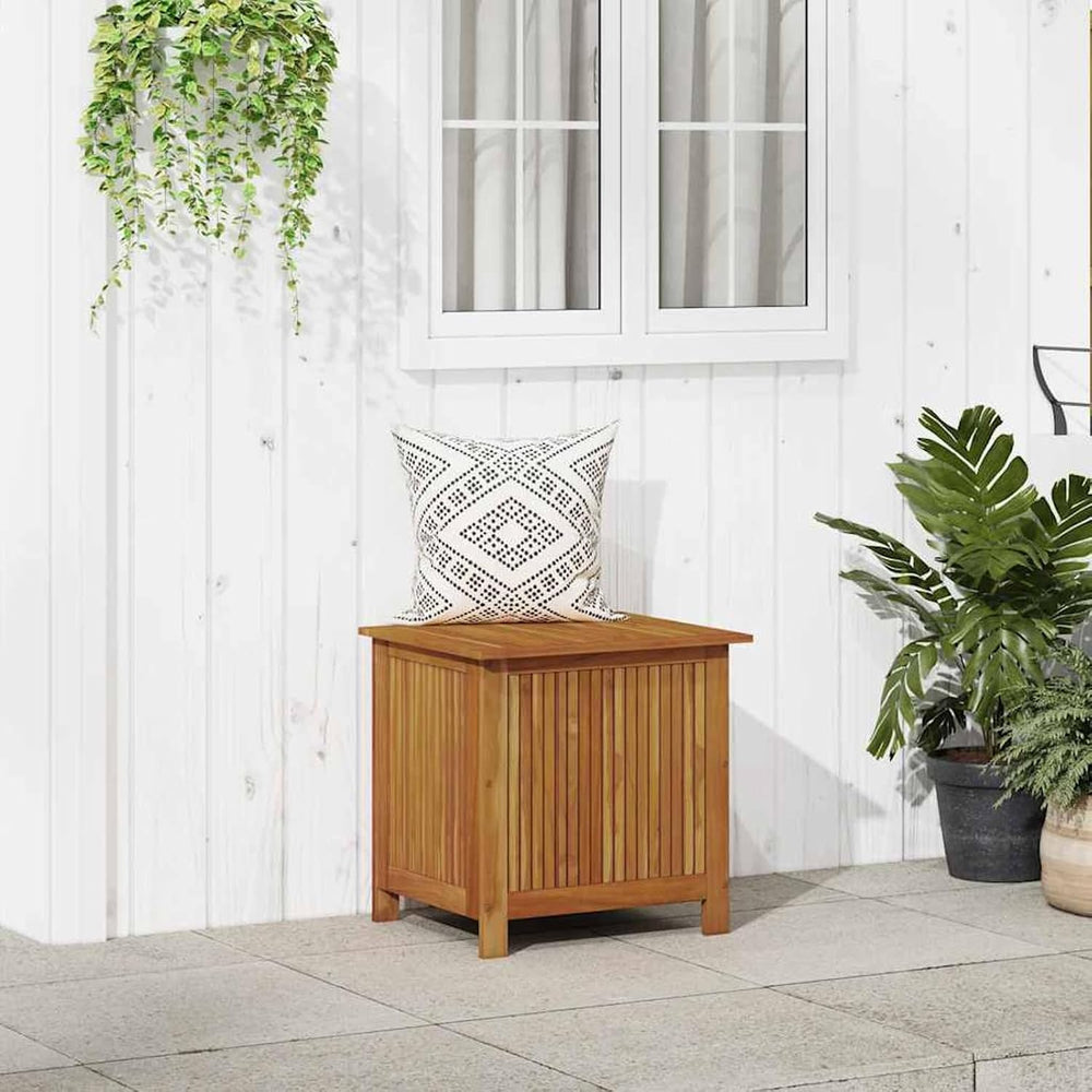 Gecheer Wooden Storage Box, Garden Storage Bench with Water-Resistant Bag, 60...