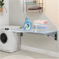 Wall Mounted Folding Table,304 Stainless Steel Wall Folding Desk,Floating Table for Wall,Laundry Room Folding Table,Home Bars and Dining Establishments(100x50cm /39.4"x19.7")
