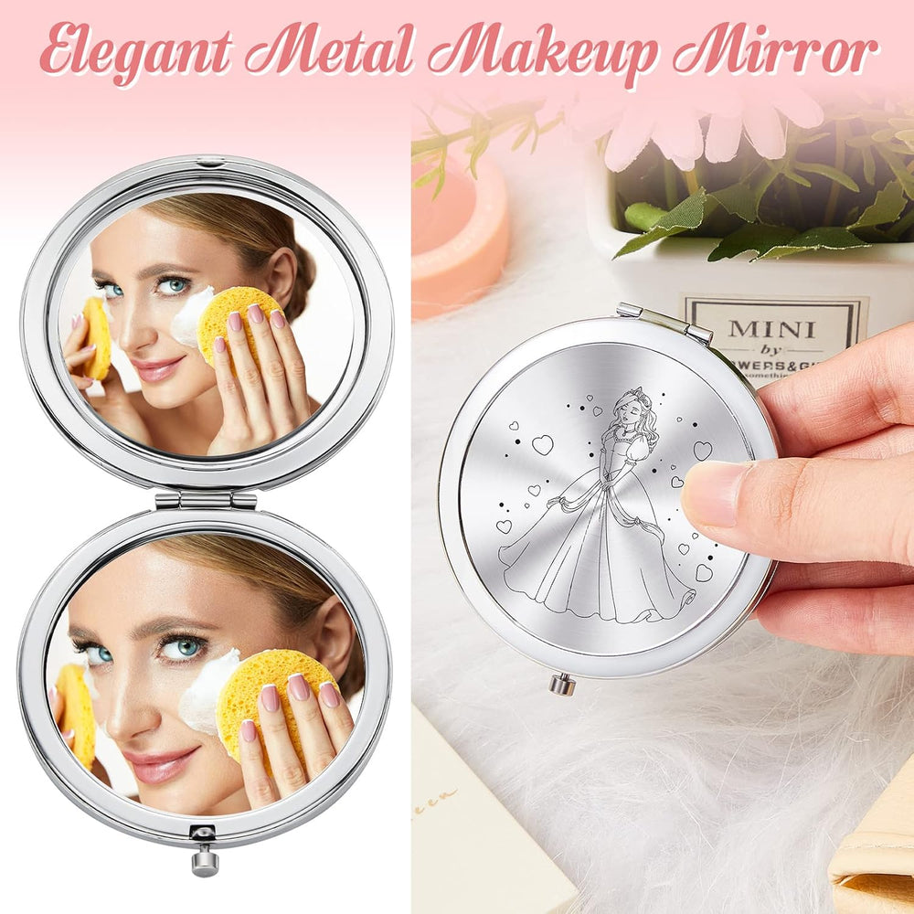 Taiyin 24 Pcs Quinceanera Party Favors for Guests Baptism Compact Mirror Favo...