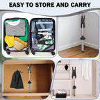 Garment Steamer Stand Rack for Clothes With Stand, Folding Garment Steamer Iron Stand With Ironing Gloves,Ideal for Travel and Home Ironing