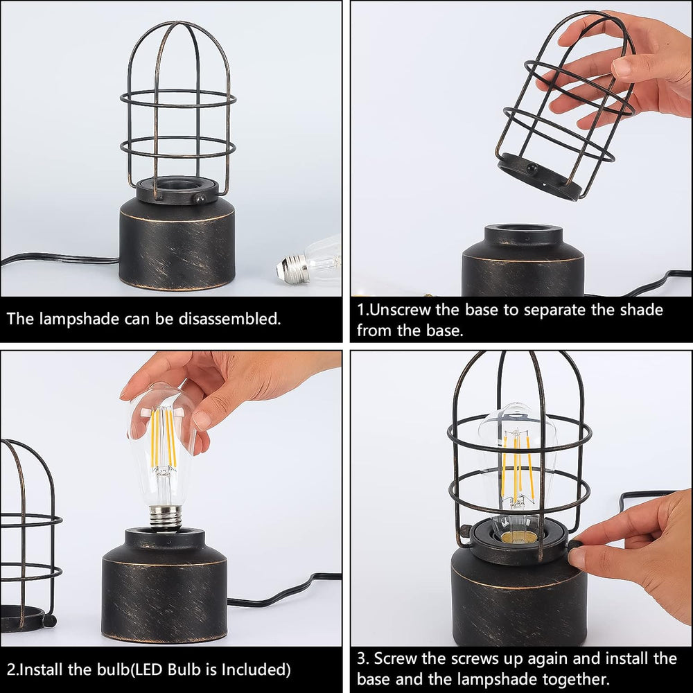 Haian Support Touch Control Table Lamp, 3-Way Dimmable Lamp,(Bulb Included)