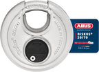 ABUS 20/70 Heavy Duty Diskus Storage Padlock with 2 Keys for Storage, Outdoor, Commercial, 2.75in (70mm) Wide, Keyed Different