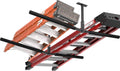 TRUSOON Double Kayak/Ladder Ceiling Storage Rack, Hi Port 2 Ladder Hanger Overhead Garage Kayak Ladder Rack, Holds 200 lbs, Adjustable Height Design, Black