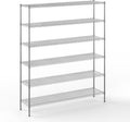 18" Deep x 72" Wide x 86" Height Wire Shelving Kit | 6-Tier | NSF Commercial Storage Rack Unit