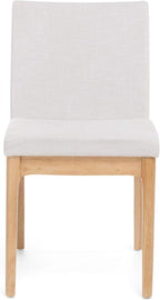 Christopher Knight Home Benson Mid-Century Modern 7 Piece Dining Set, Light Beige and Natural Oak