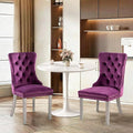 SoarFlash Kitchen Table and Chairs for 2, 24" Dining Table Set for 2 with Velvet Upholstered Chairs, 3 Piece Round Kitchen Table Set, Dining Room Table Set for Small Space, Apartment