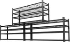 Storage Shelves 3PCS Garage Shelving Heavy Duty 2640LBS Capacity, 60"L x 24"W x 60"H Adjustable Metal Shelving Organizer Wire Rack, 4 Tier Utility Shelf Unit for Pantry Closet Warehouse Organization