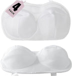 4 Pack Large Bra Laundry Bags for Washing Machine, Lingerie Bag for Washing Delicates Underwear Brassiere, Bra Washer Protector for Laundry (White 4 pack)