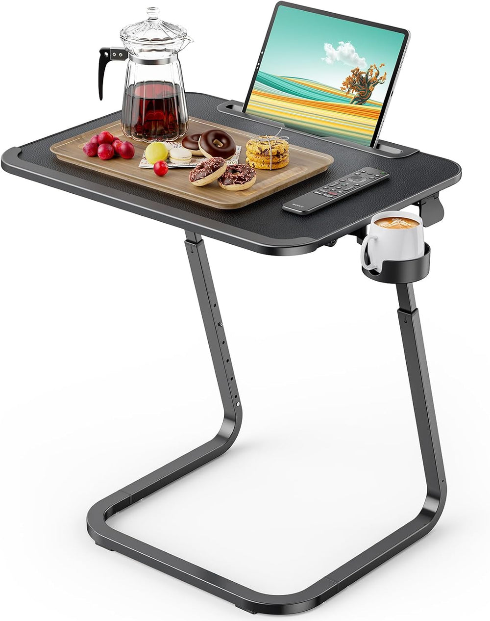 SAIJI Heavy Duty TV Trays Upgraded TV Tables for Eating on Couch | Angle &amp...