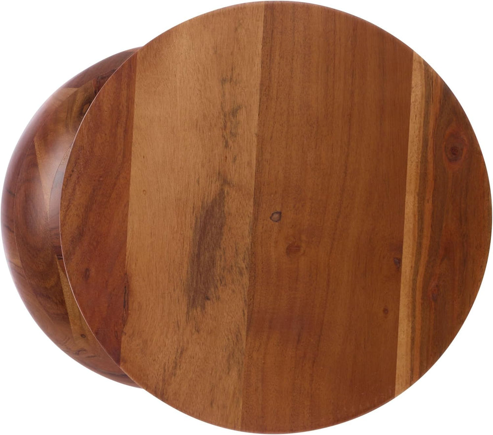 SAFAVIEH Home Collection - Masew Solid Wood Accent Table with Sculptural Stac...