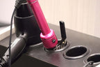 Premium Salon Appliance Stainless Steel Holder Package - 3" Blow Dryer Ring, 1-1/2" Curling Iron Ring, and Flat Iron Organizer Set