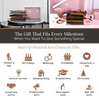 Shanik Custom Engraved Jewelry Box for Women – 3-Tier Stacked Organizer with Rearrangeable Grid Slots for Rings, Necklaces & Earrings