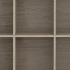SIMPLIHOME Acadian Console Table - 57 Inch Wide Solid Wood 8-Cube Storage Sofa Table in Distressed Grey, Transitional Storage Unit for Living Room or Bedroom with Grooved Side Panels and Tapered Legs