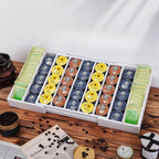 K Cup Holder,Bamboo Coffee Pod Holder Drawer Organizer, Expandable Coffee Pod Holder Tea Bag Storage Organizer for Kitchen Office Coffee Bars,Accommodate 45 K Cups (White)