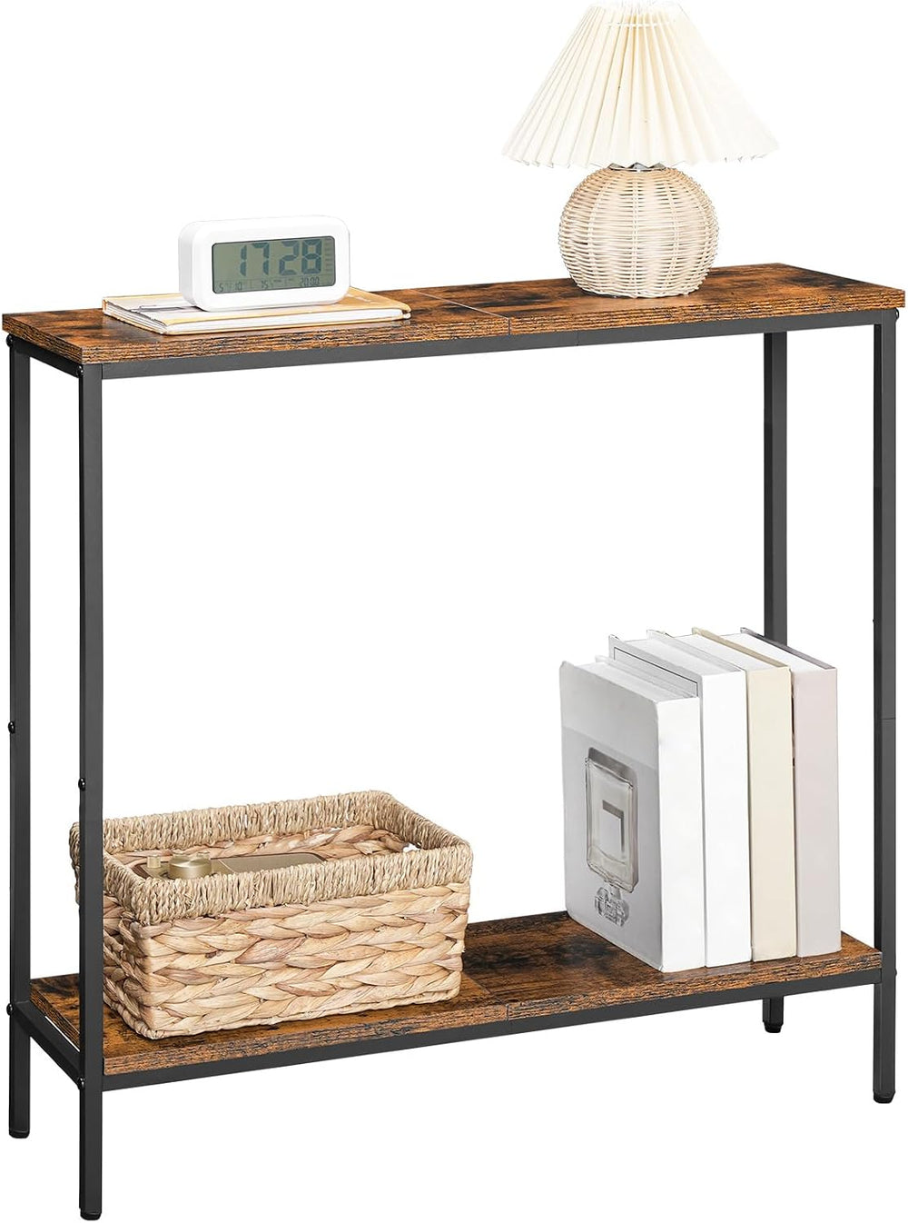 HOOBRO 29.5" L Narrow Console Table, 8.7" D Small Entryway Table | ...