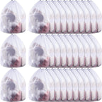 18 Pcs 24 * 32 Inches Fine Mesh Laundry Bag with Drawstring Large Heavy Duty Mesh Bag Machine Washable Sheet Drawstring Net for Delicates College Dorm