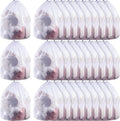30 Pcs 24 * 32 Inches Fine Mesh Laundry Bag with Drawstring Large Heavy Duty Mesh Bag Machine Washable Sheet Drawstring Net for Delicates College Dorm