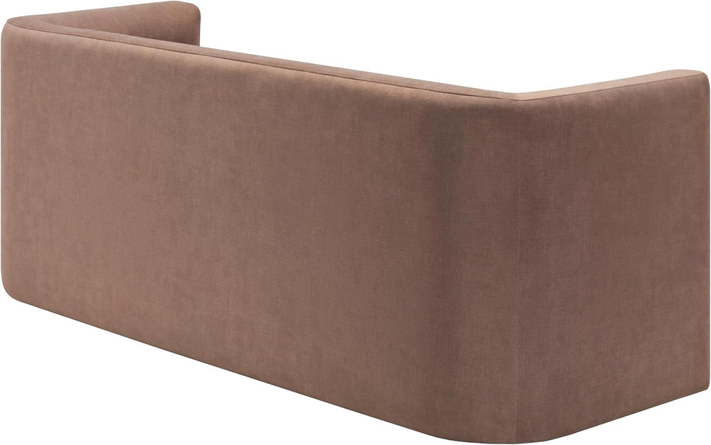 Livabliss Maryann Modern Bench, 24" H x 60" W x 23" D, Clear