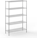 21" Deep x 54" Wide x 86" Height Wire Shelving Kit | 5-Tier | NSF Commercial Storage Rack Unit