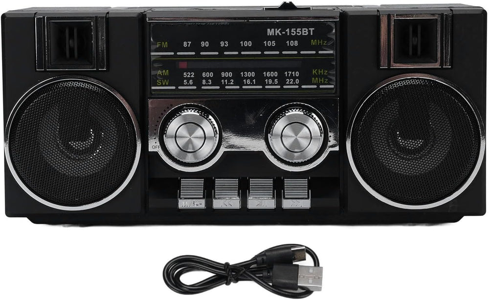 Zunate Full Band Portable Shortwave Radio, AM FM SW LW World Band Radio, Retr...