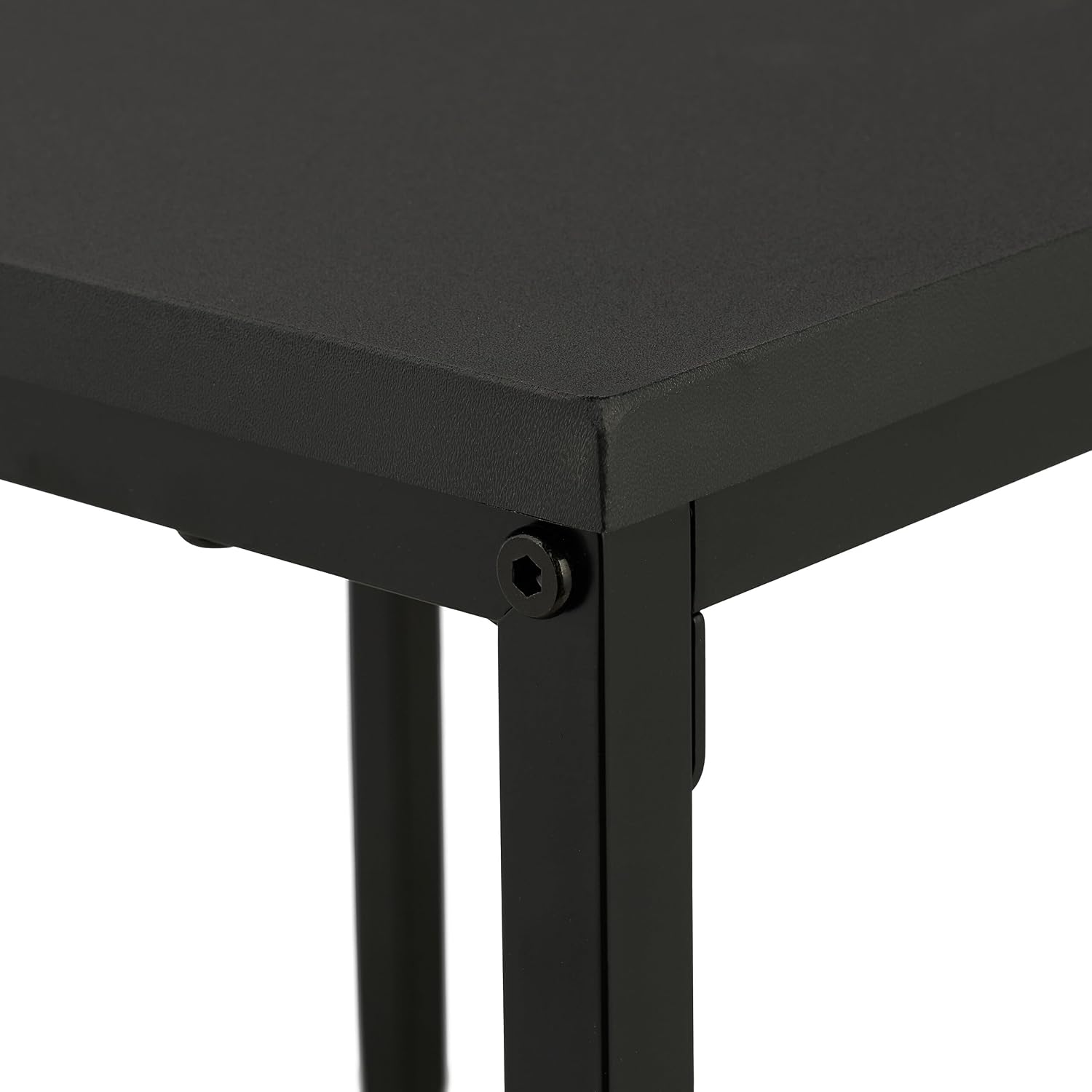 Relaxdays Side Table Set of 2, Black, 54 x 40 x 40 cm