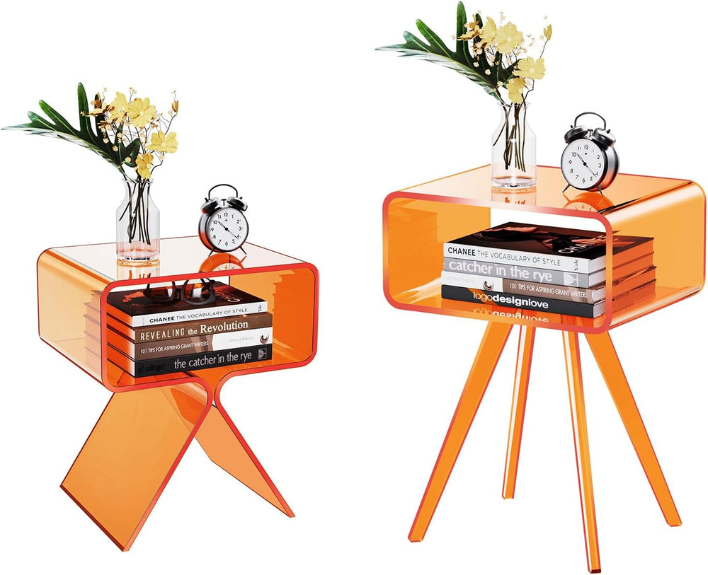 Bundle: Acrylic Side Table + Acrylic Side Table