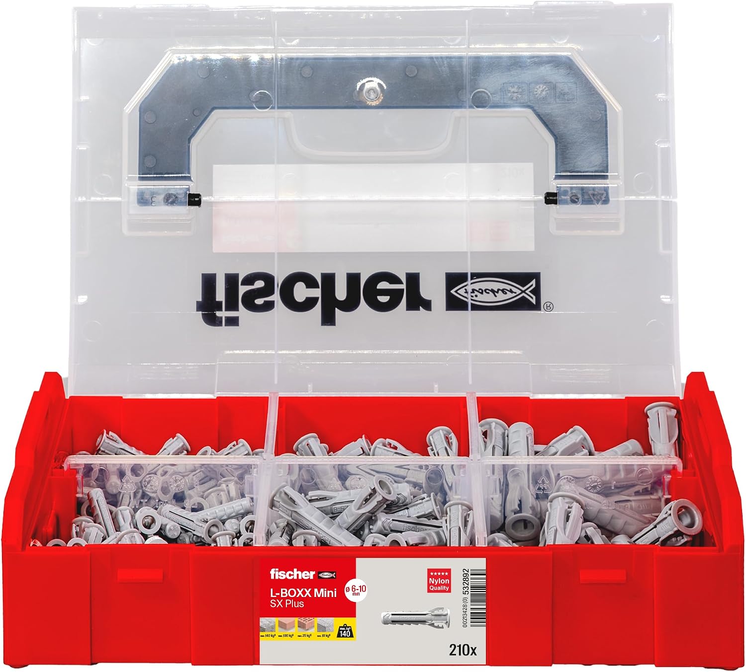 Fischer fixtainer, wall Anchor Set, 532892