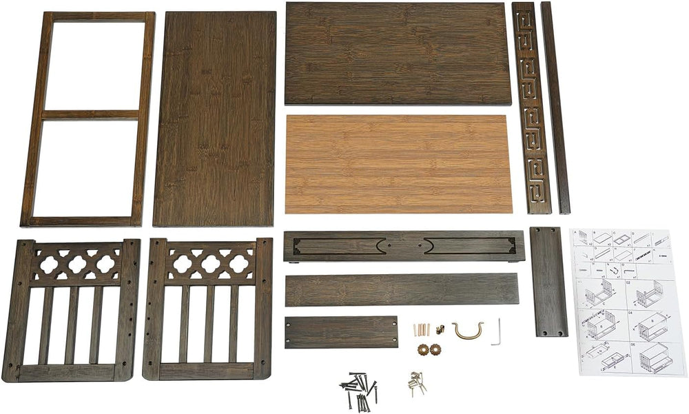 Altar Table with Drawer, Altar Shelf & Meditation Table for Spiritual, Ba...