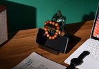 King's Guard Watch Display Stand Jewelry Necklace Holder Tray Tower Green | Cell Phone Stand Resin Bookends Paperweight Desktop Organizer and Accessories as Gift for Office, Study and Living Room