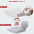 MAXYOYO Japanese Floor Mattress Futon Mattress, 4" Thicken Tatami Mat Sleeping Pad Foldable Roll Up Mat Boys Girls Dormitory Pad Kids Floor Lounger Pillow Bed, Charcoal Grey, Queen Size