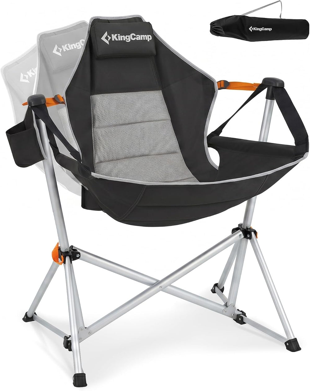 KingCamp Hammock Camping Chair, 400lbs Heavy Duty Swing Chairs for Adults | P...