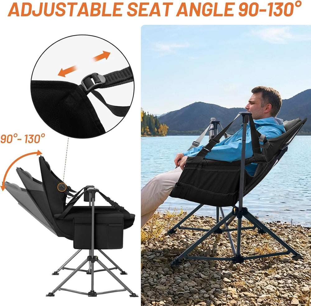 TIMBER RIDGE Hammock Camping Chair, Portable Oversized Swinging Camp Chairs |...