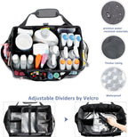 XL Professional Cleaning Caddy for Cleaning Suppliers, 17" Wearable Cleaing Bag for Housekeepers, Cleaning Organizer, Detailing Bag