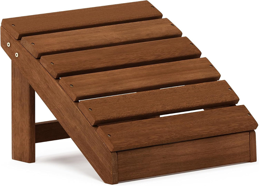 Furinno TIOMAN Outdoor Footstool, Small Adirondack Foot Stool, Vanity Stool, ...