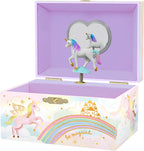 Giggle & Honey® Musical Unicorn Jewelry Box for Girls | Music Boxes for Little Girls | Toddler Jewelry Box for 4 Year Old Kids | Toys for Toddlers | Birthday Gifts for Kids 5, 6, 7, 8, 9 Years