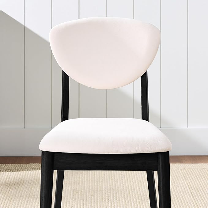 Best Choice Products Dining Chairs Set of 2, Mid-Century Modern Upholstered W...