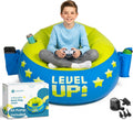 Inflatable Gaming Chair for Kids – Supports Up to 300 lbs, Includes Air Pump, Cup Holder, 2 Pockets – Durable Bean Bag Seat, Comfy Kids Gaming Chair & Top Gamer Chairs for Kid Room