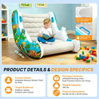Sensory Inflatable Rocking Chair-Toddler Inflatable Rocking Chair for Sensory Needs, ADHD & Calming, Built in dual function air pump, Autism Sensory Products for Sensory Room, Ideal Gift for BoysGirls