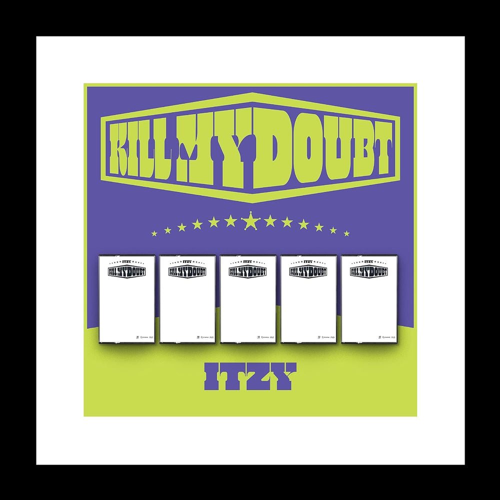 ITZY KILL MY DOUBT 7th Mini Album Cassette Tape 5 Version SET Case+1ea Casset...