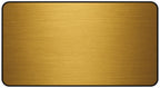 Brushed Metal Texture Desk Mat - Extended Mouse Pad & Desk Pad, Neoprene Surface, Non-Slip Rubber Base, Stitched Edges, Desk Protector for Keyboard & Mouse (Gold, 12x22)