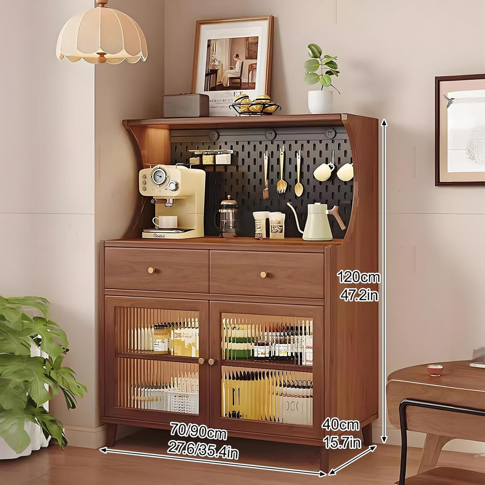 Kitchen Pantry Cabinet, Tall Storage Cabinet with Drawer, Freestanding Kitche...