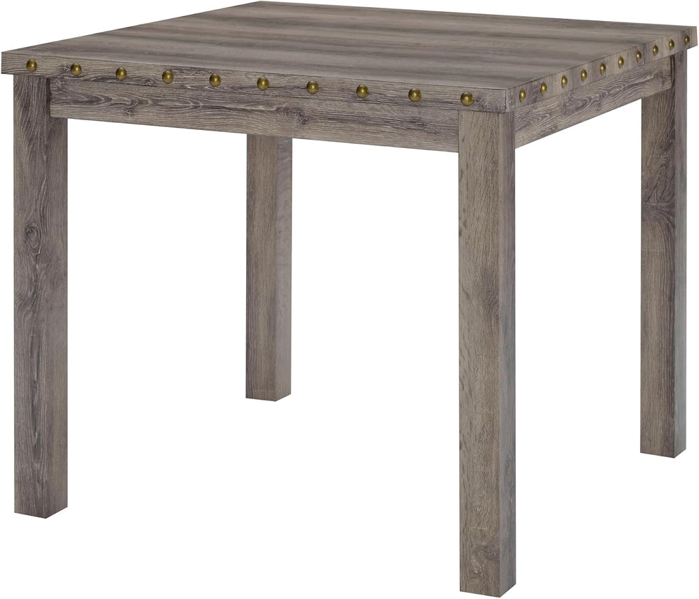 Counter Height Dining Table Set for 4,Farmhouse Dining Table Set for 4,Square...