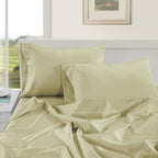LANE LINEN Queen White Pillow Cases Set of 2, 100% Egyptian Cotton Cases, Sateen, White- Perfect for Home, Hotels & Hospital Use, Standard Size - Seafoam